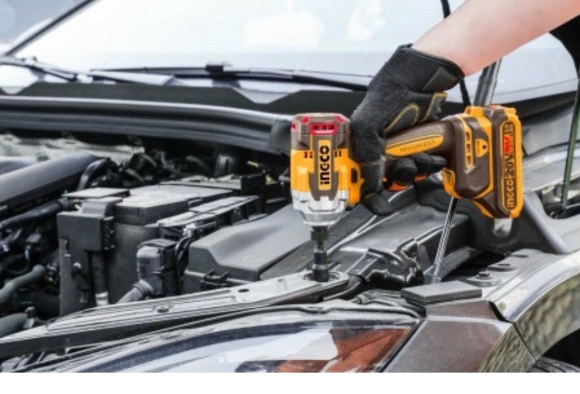 AVVITATORE AD IMPULSI 285N.M BUSHLESS CON 2 BATTERIE 2Ah