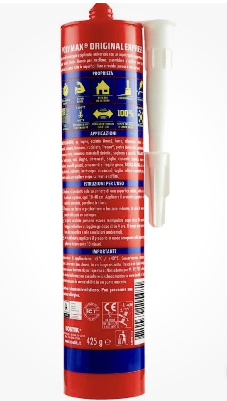 BOSTIK POLYMAX ORIGINAL EXPRESS - BIANCO GR 425