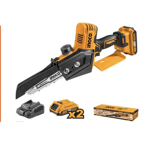 INGCO CGSLI20682 20V Mini Elettrosega con 2 Batterie