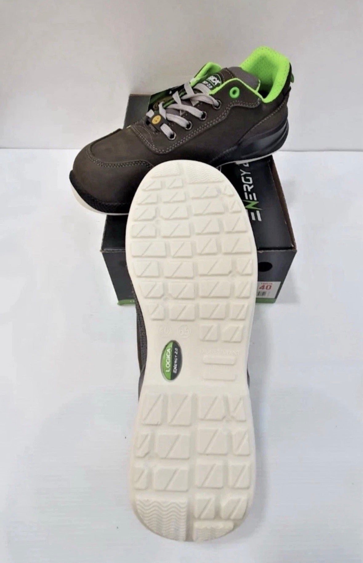 Scarpe antinfortunistica basse colore grigio S3S FO SR ESD Logica TIBET2