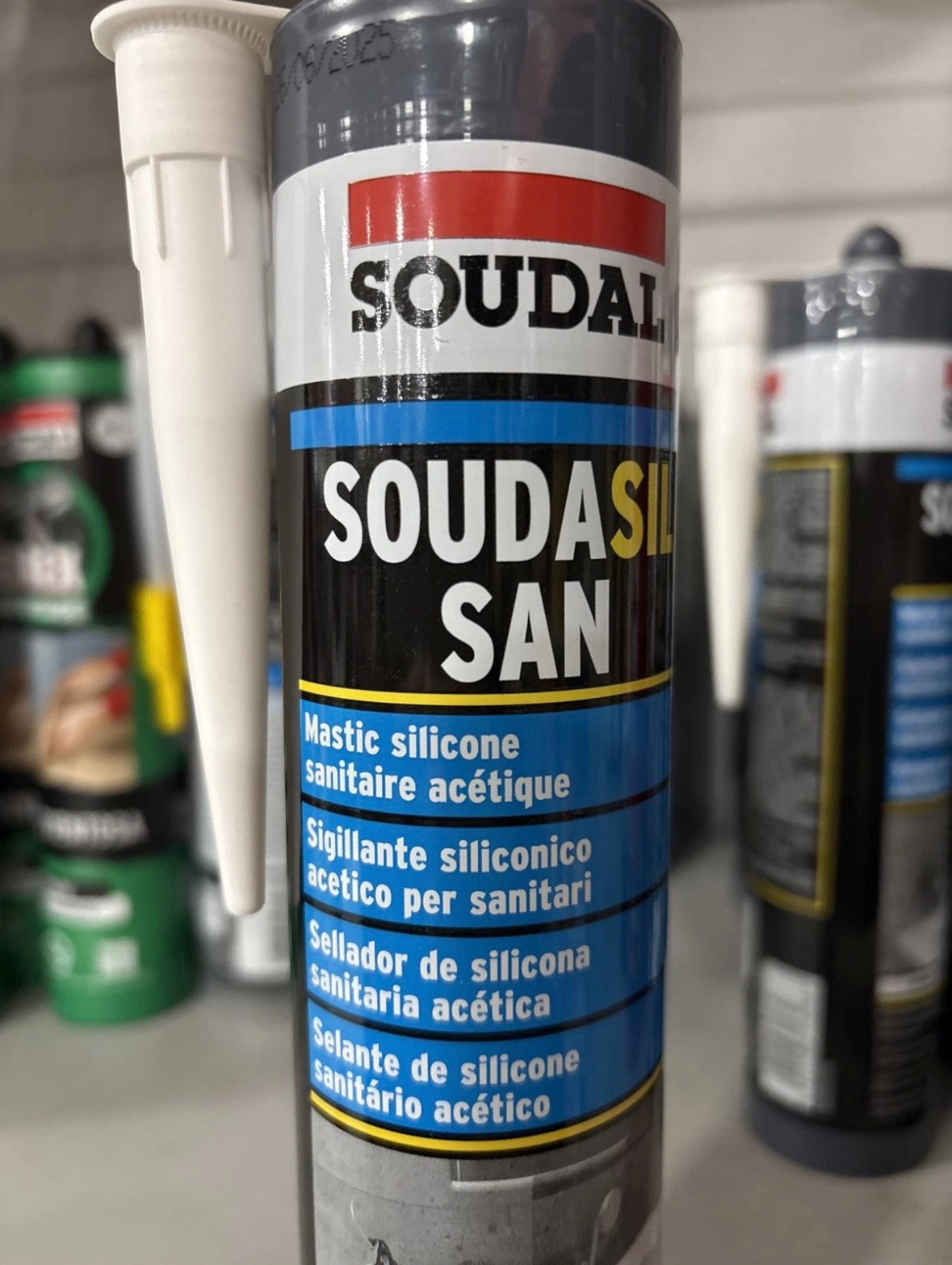 Soudal Soudalsil San Bianco.Cartuccia 280ml