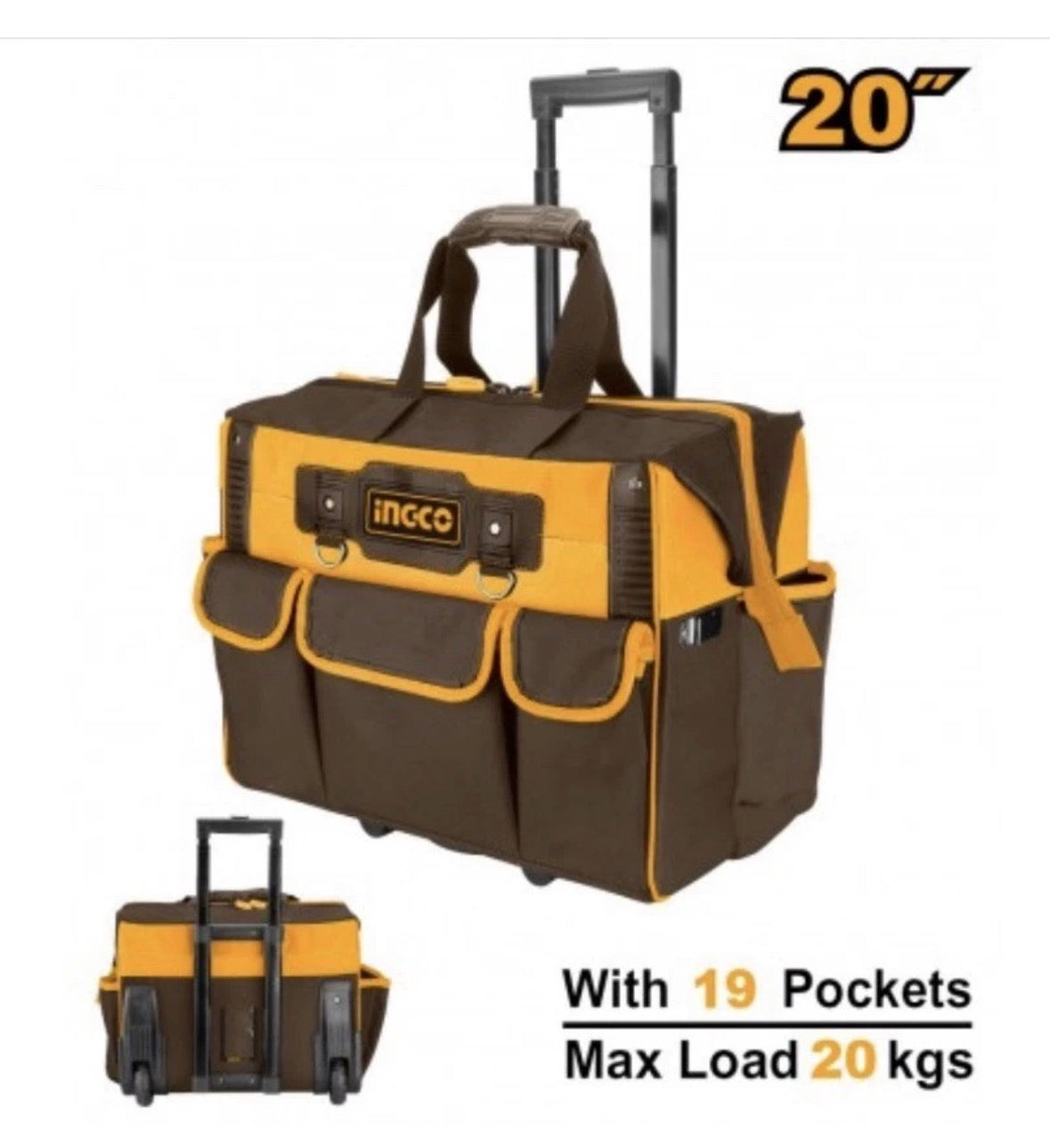 BORSA TROLLEY PORTAUTENSILI PORTA ATTREZZI - VALIGIA  INGCO HRRTB2015