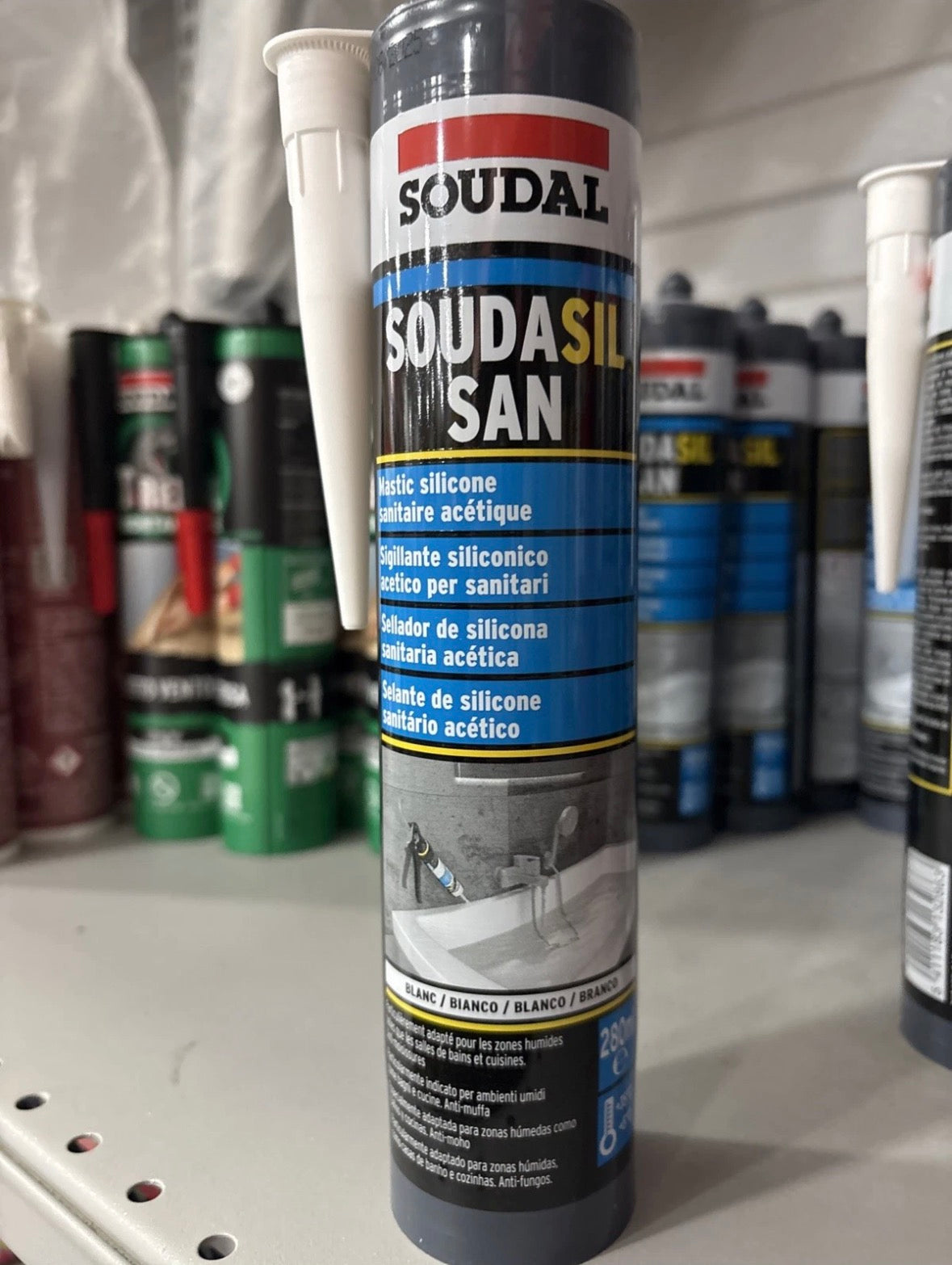 Soudal Soudalsil San Bianco.Cartuccia 280ml