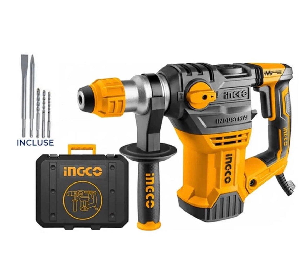 MARTELLO DEMOLITORE ROTATIVO SDS plus INGCO RH150028 in valigetta